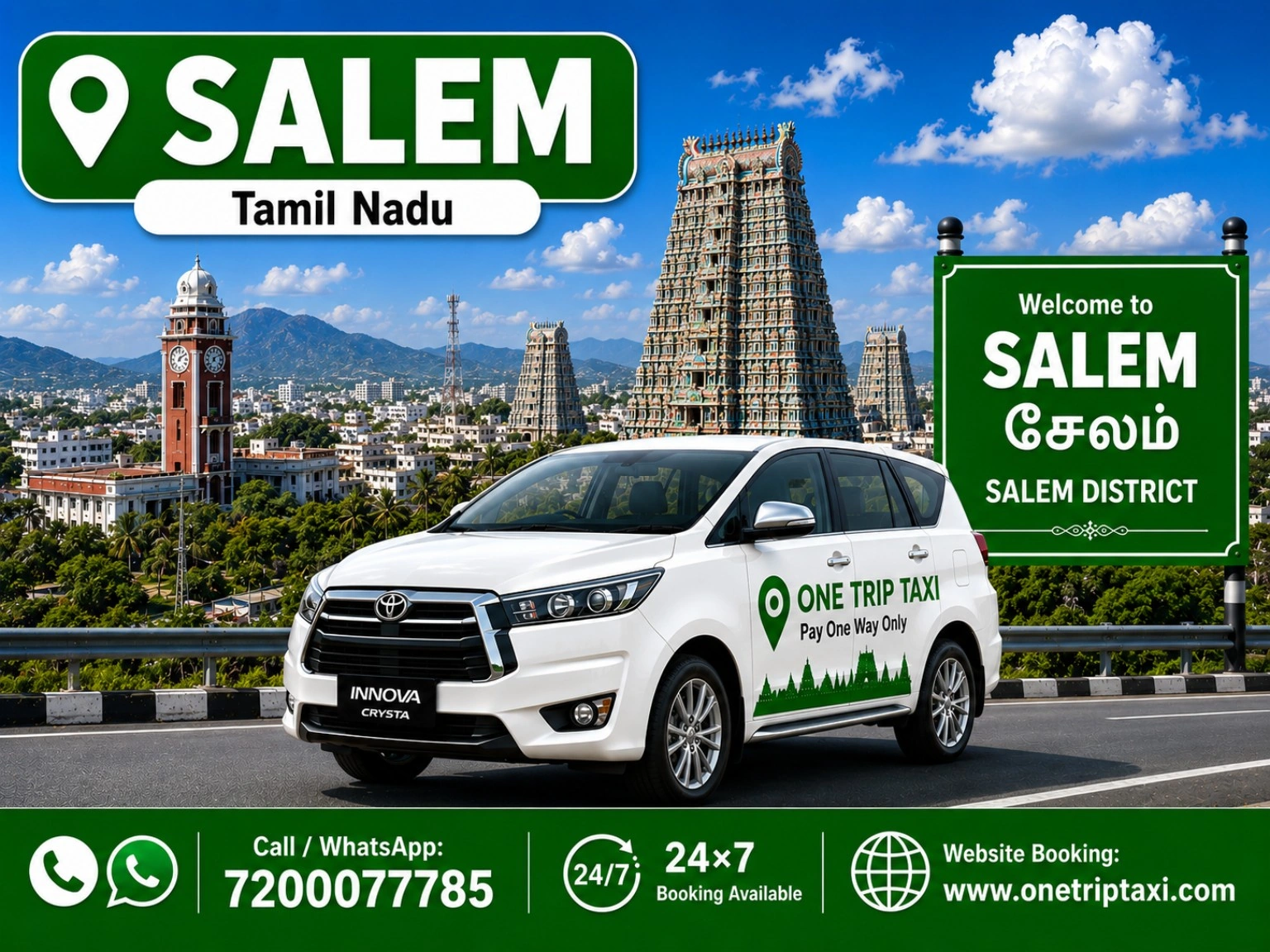 One Way Taxi  In Salem