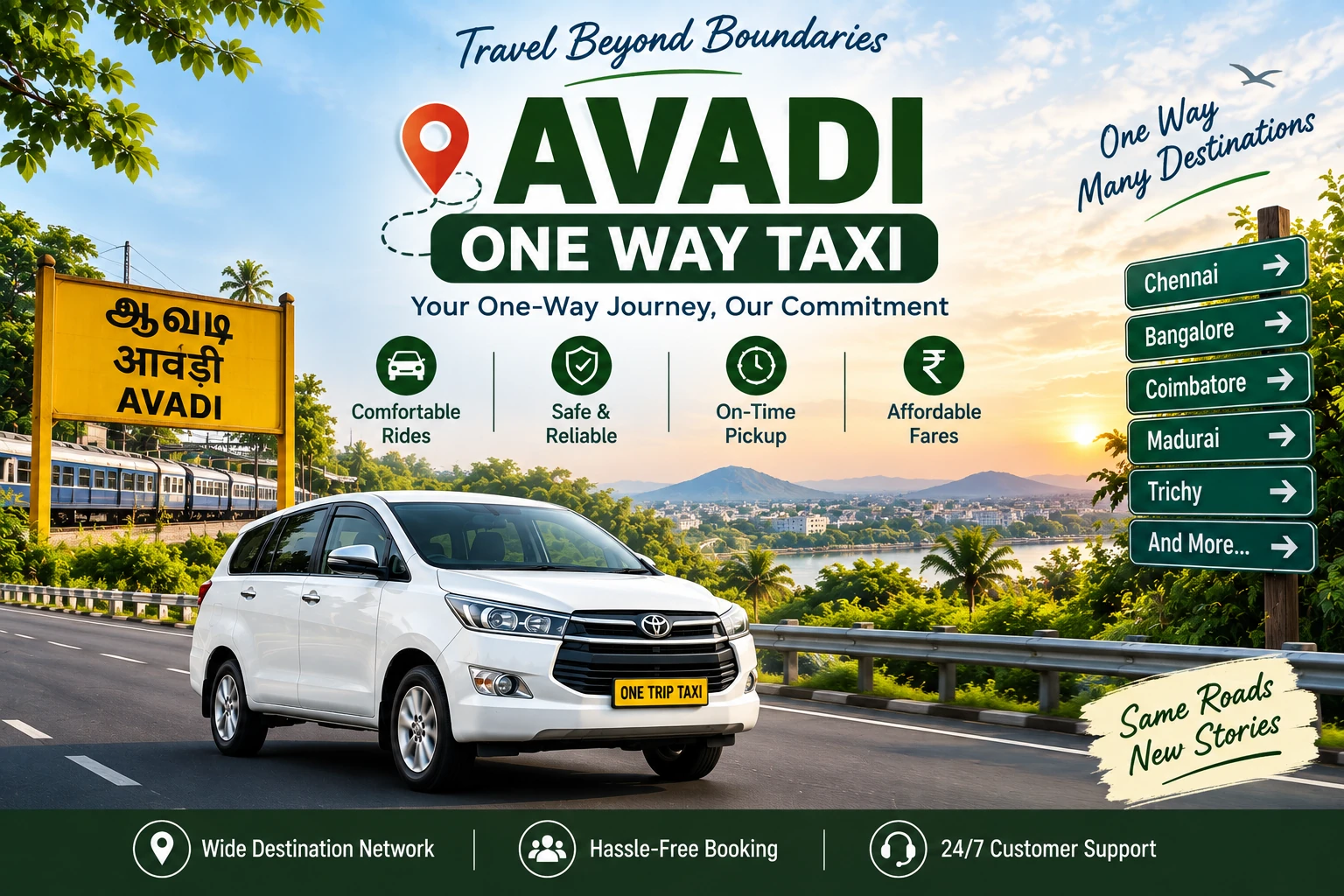Avadi One Way Taxi Service