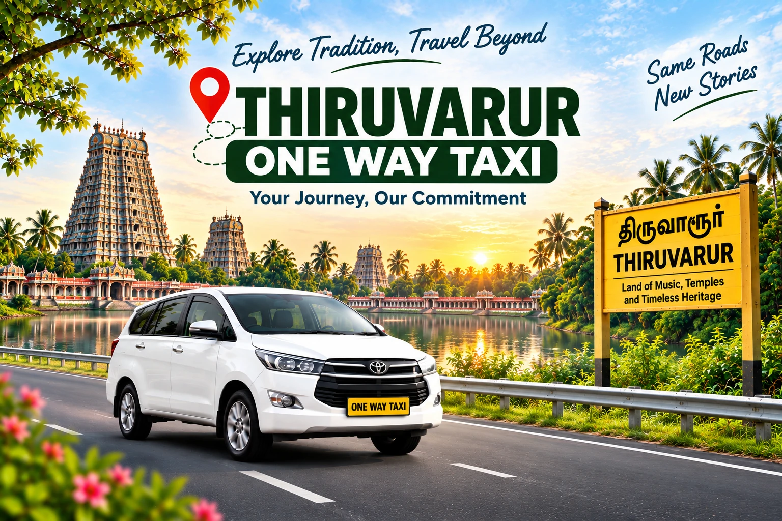 One way taxi Thiruvarur